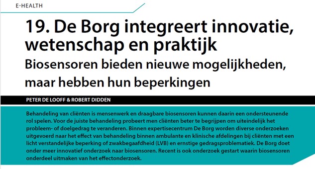 De Borg integreert innovatie, wetenschap en praktijk